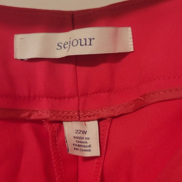 Vibrant Pink SEJOUR Trousers By Nordstrom - Picture 6 of 8